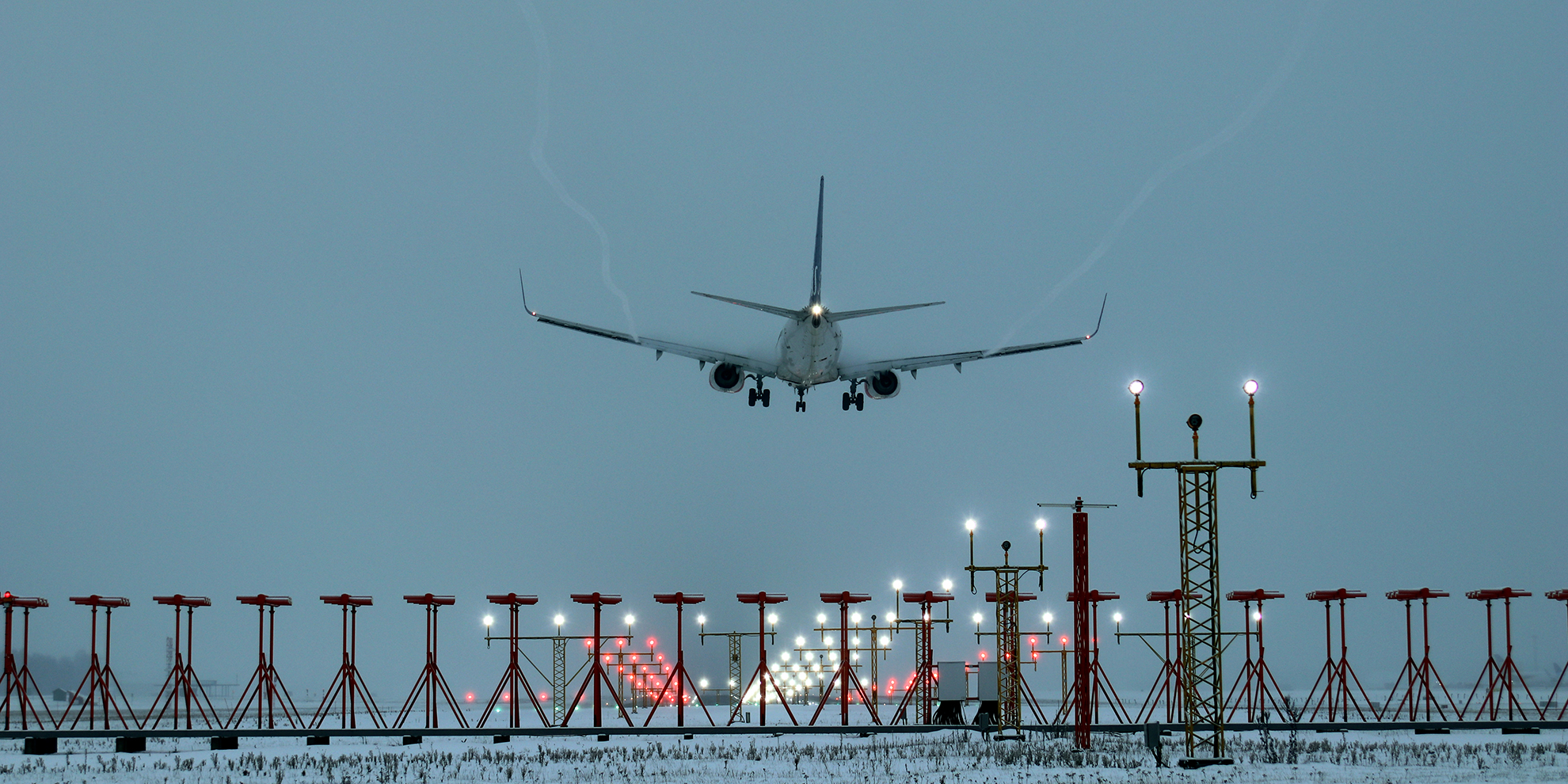 Oslo flyplass, Gardermoen i tåke